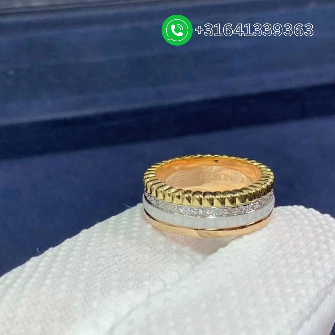 Boucheron Quatre Classique 18K Gold Small Ring JRG01597 - Image 5