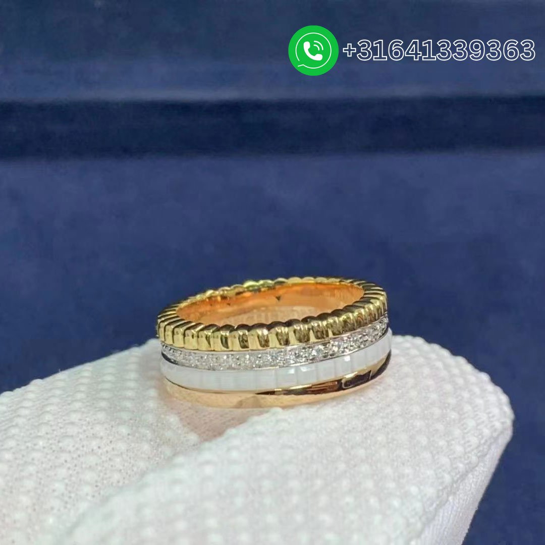 Boucheron Quatre Classique 18K Gold Small Ring JRG01597 - Image 2