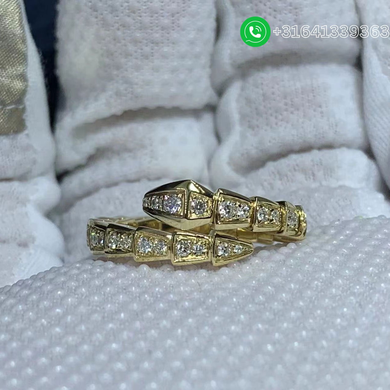 Bulgari-Serpenti-Viper-18-kt-Yellow-gold-set-with-pave-diamonds-ring-6