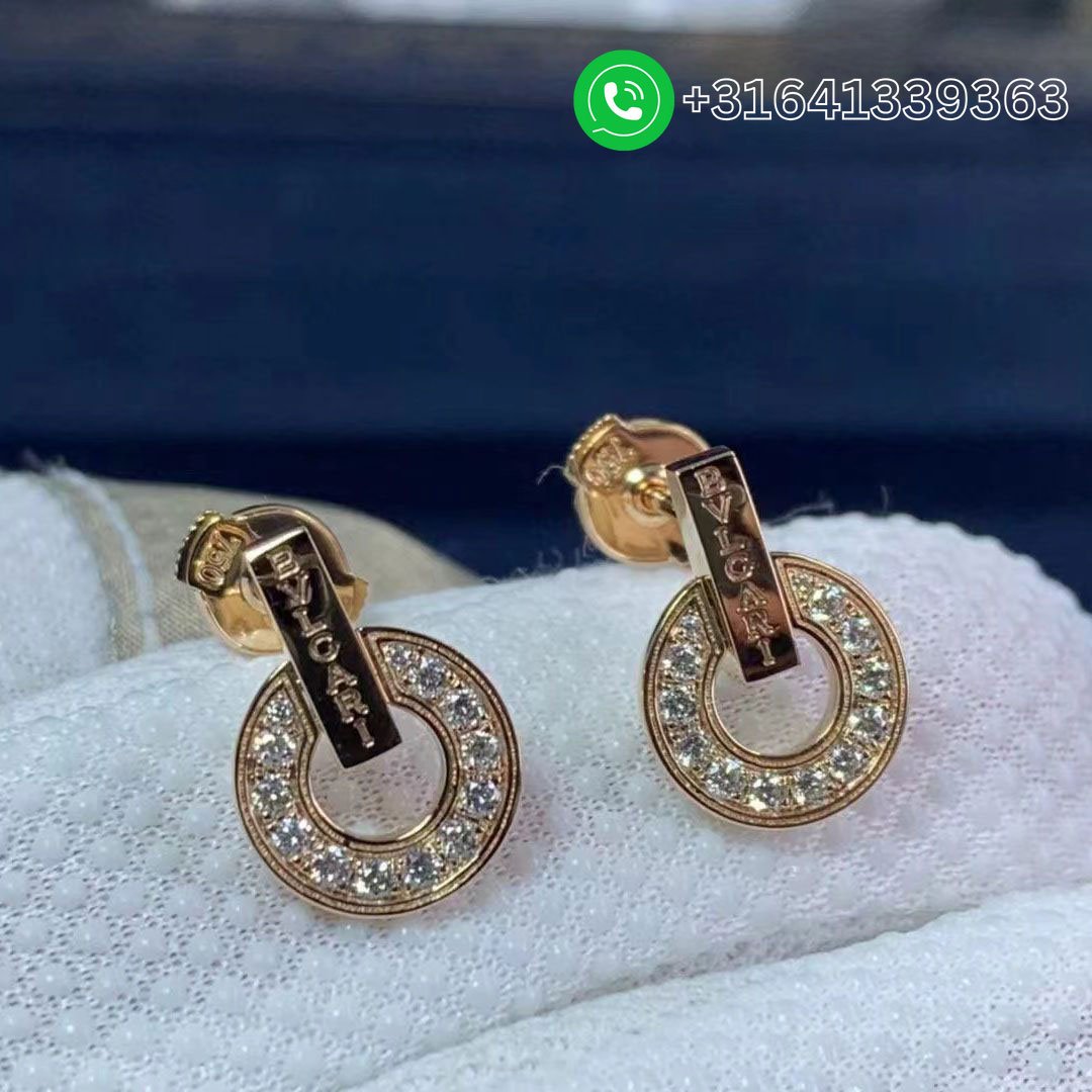 Bvlgari-18K-Rose-Gold-Diamond-Earrings-357318