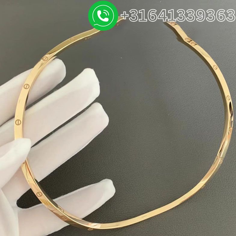 Cartier-18K-Yellow-Gold-Collar-Love-Neckla-(2)