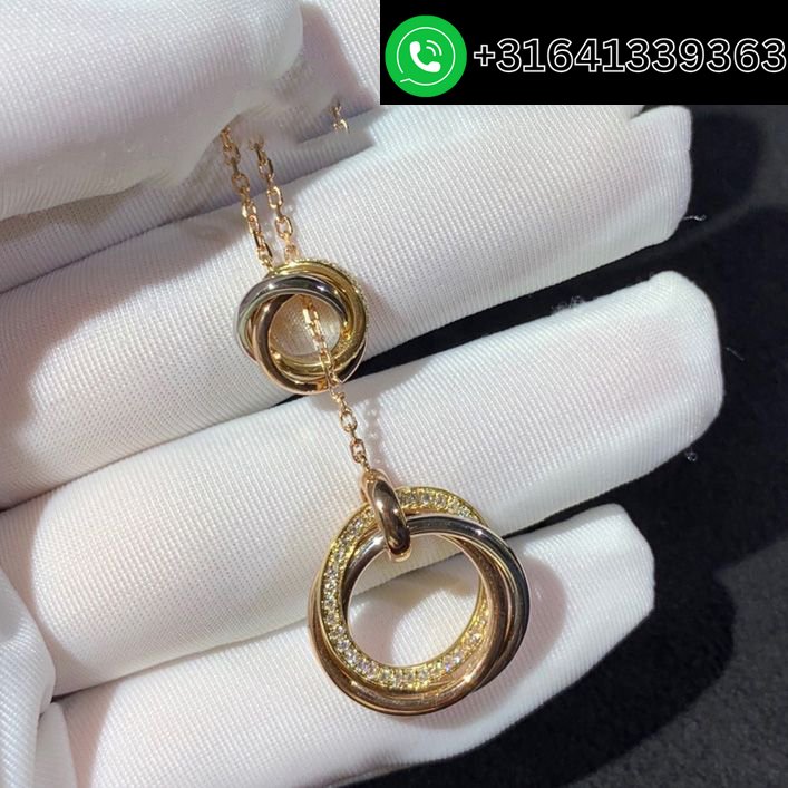 Cartier-18k-Tri-Color-Gold-Diamond-Trin