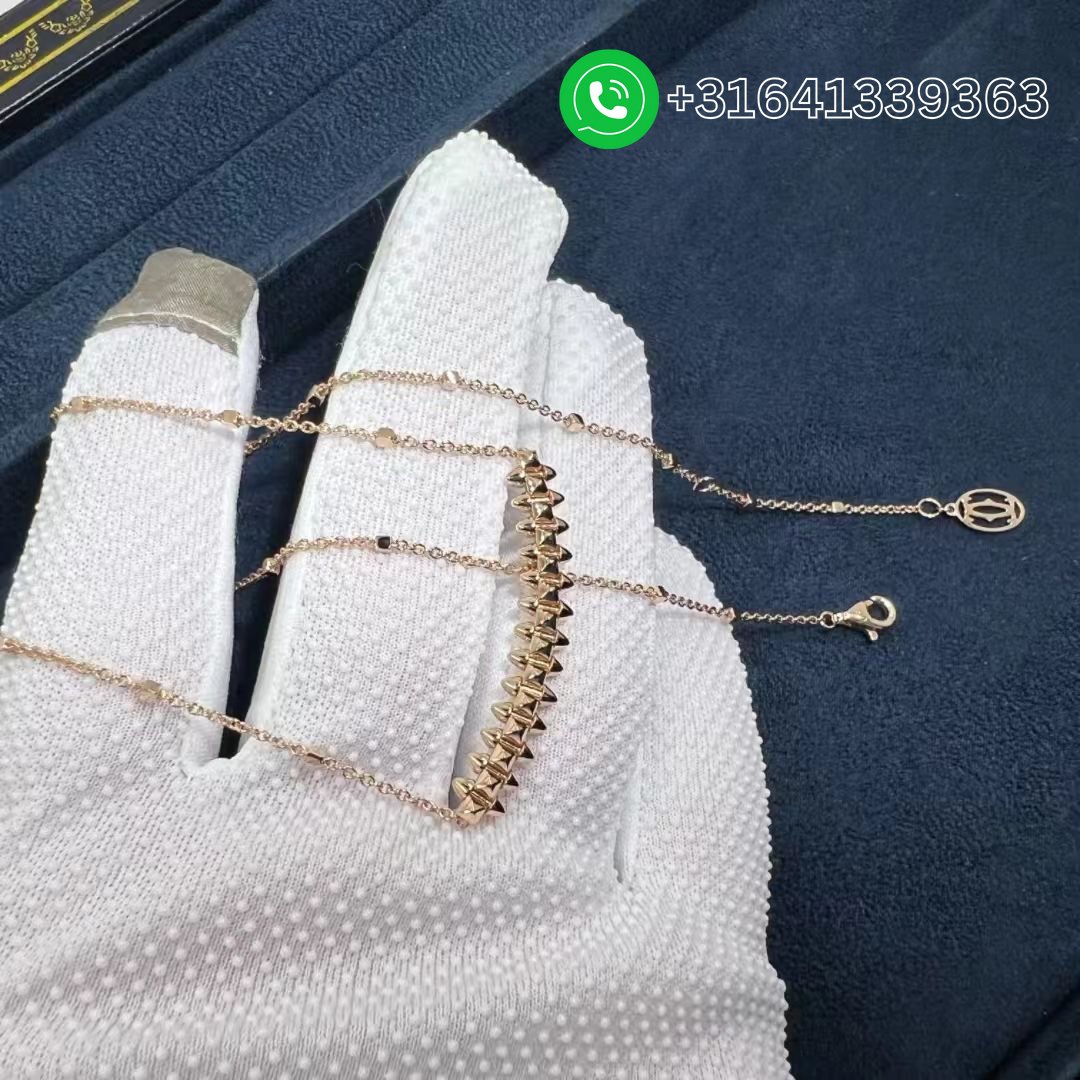 Cartier Clash De Cartier 18K Rose Gold Medium Model Necklace Ref. B7224745 - Image 2