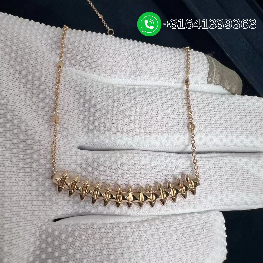 Cartier Clash De Cartier 18K Rose Gold Medium Model Necklace Ref. B7224745 - Image 4