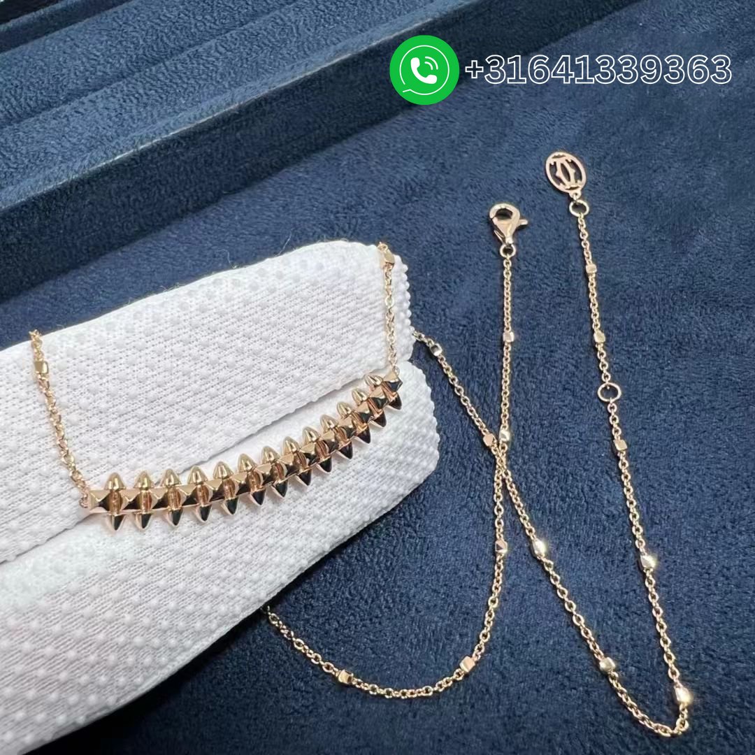 Cartier Clash De Cartier 18K Rose Gold Medium Model Necklace Ref. B7224745 - Image 5