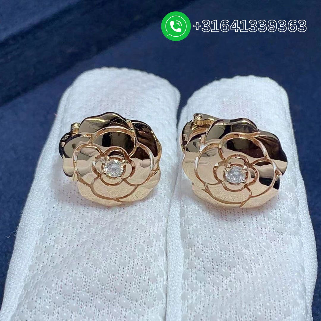 Chanel-18k-Rose-Gold-Diamond-Extrait-De-Camelia-Earrings-J11658
