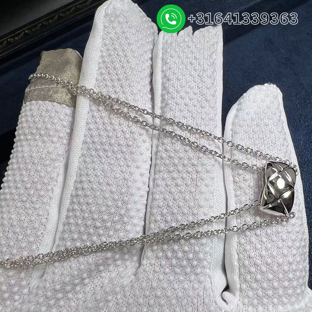 Chanel-Coco-Crush-Necklace-Quilted-Motif-18k-White-Gold