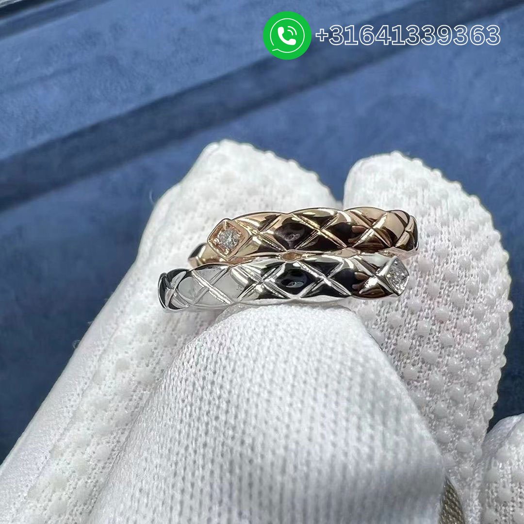 Chanel-Coco-Crush-Toi-Et-Moi-Ring-Quilted-Motif-Small-Version-18k-White-and-Beige-Gold-Diamonds-J11971