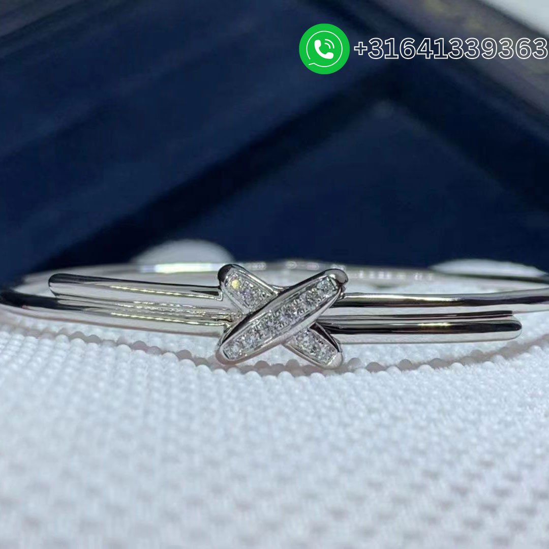 Chaumet-18k-White-Gold-Jeux-De-Liens-Diamonds-Bracelet-4