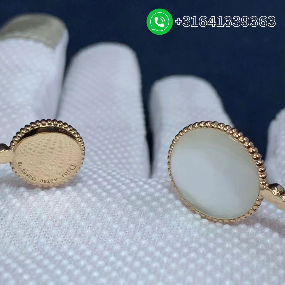 Dior 18K Mother of Pearl, Opal & Diamond Rose des Vents Bracelet JRDV95111_0000 - Image 4