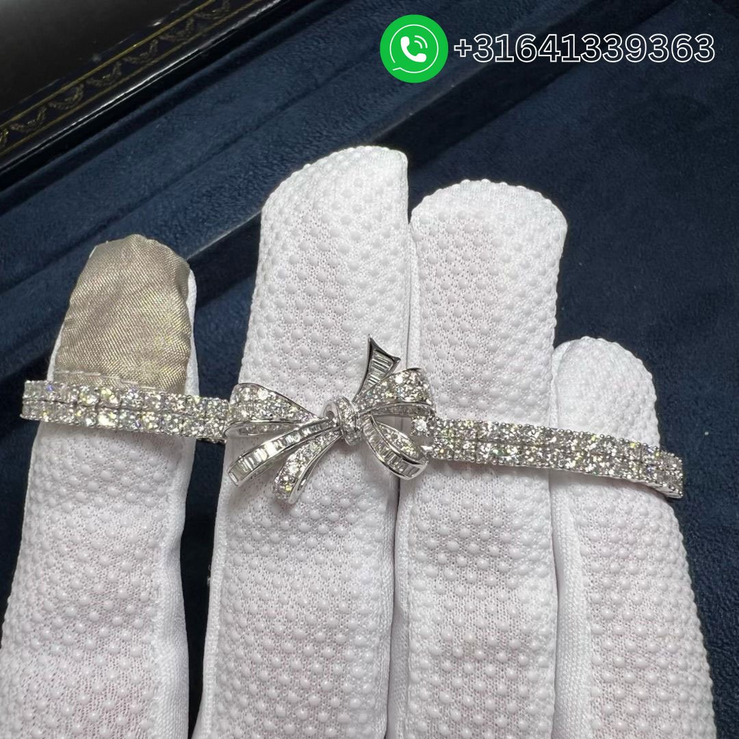 Graff-Tildas-Bow-Classic-Diamond-Double-Strand-18K-White-Gold-Bracelet-RGB314-5