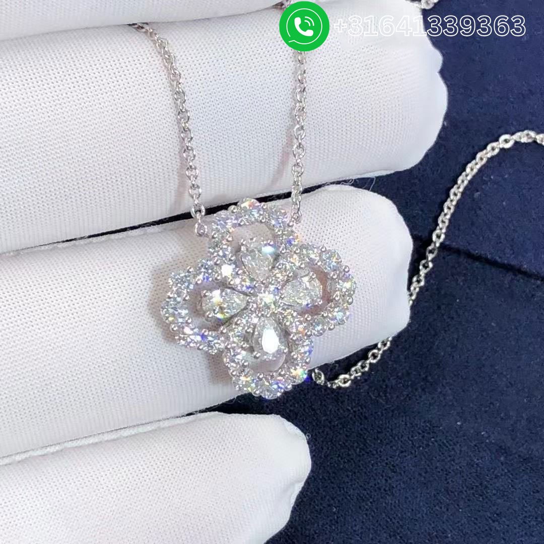 Harry Winston Diamond Loop by Harry Winston Full Motif Diamond Pendant Necklace PEDPRPMEL4C - Image 6