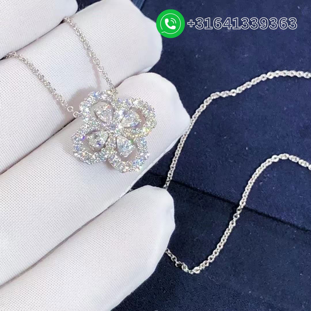 Harry Winston Diamond Loop by Harry Winston Full Motif Diamond Pendant Necklace PEDPRPMEL4C - Image 5