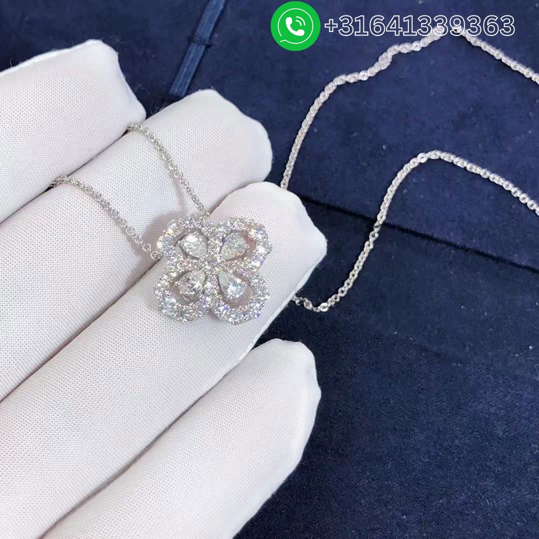 Harry Winston Diamond Loop by Harry Winston Full Motif Diamond Pendant Necklace PEDPRPMEL4C - Image 3