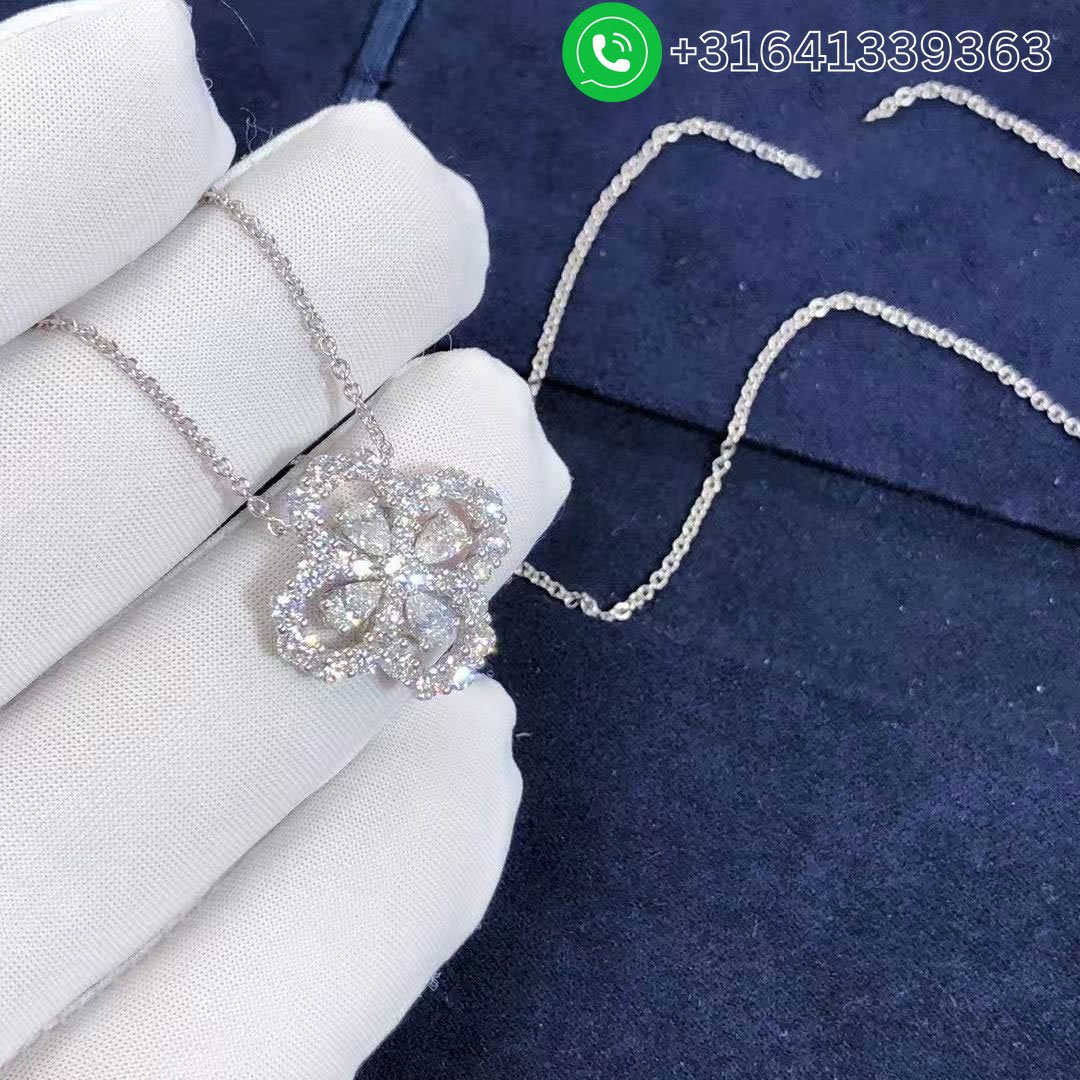 Harry Winston Diamond Loop by Harry Winston Full Motif Diamond Pendant Necklace PEDPRPMEL4C - Image 2