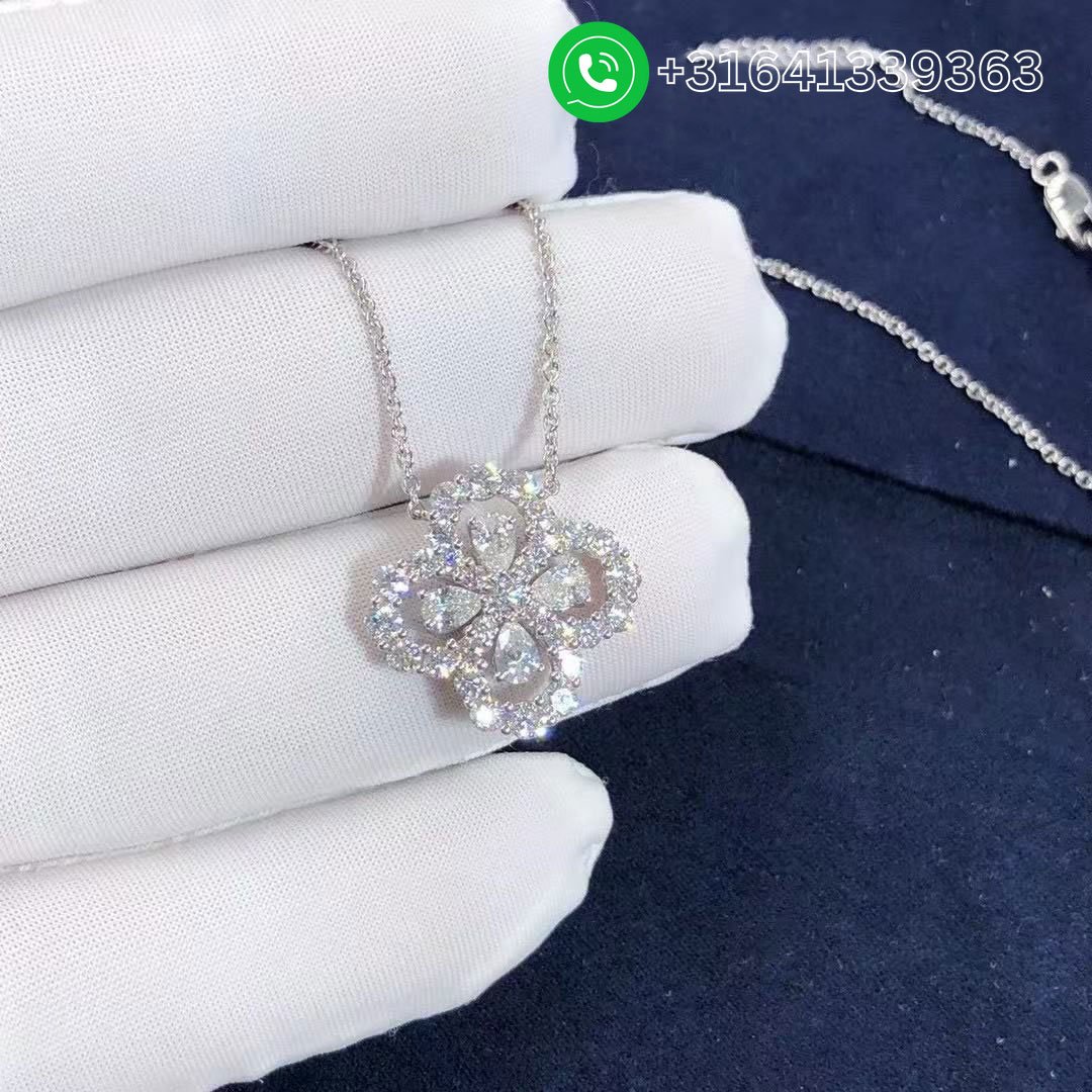 Harry Winston Diamond Loop by Harry Winston Full Motif Diamond Pendant Necklace PEDPRPMEL4C - Image 8