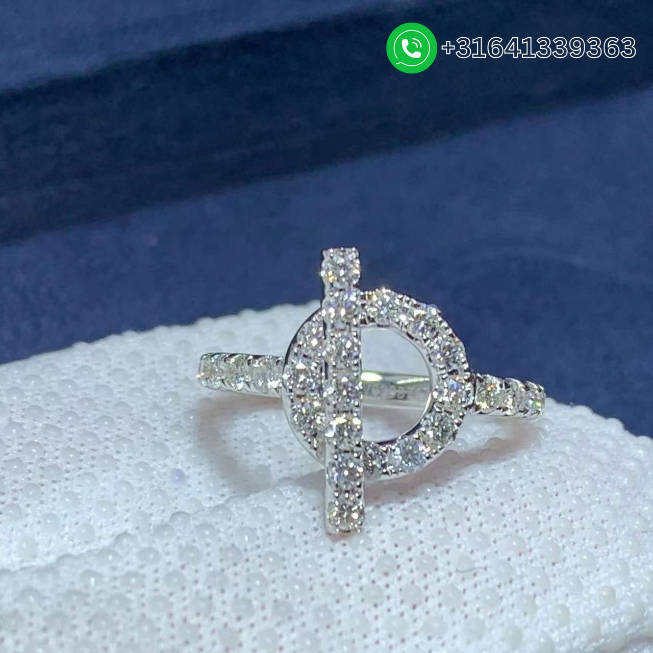 Hermes-Finesse-Diamond-18K-White-Gold-Ring-2