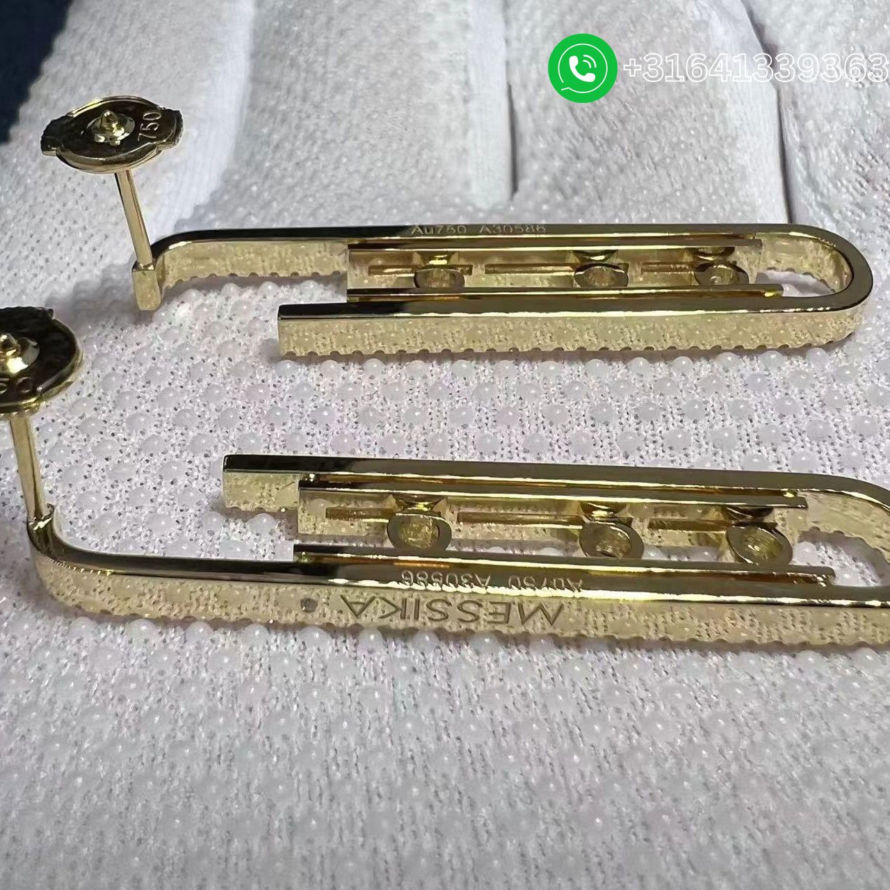 Messika Boucles d’oreilles Move 10th PM 18k Yellow Gold Diamond Crawler Earrings - Image 5