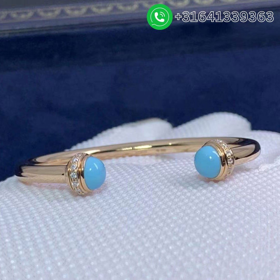Piaget-Possession-18k-Rose-Gold-Diamonds-Turquoise-Open-Bangle-Bracelet-G36PA200-5
