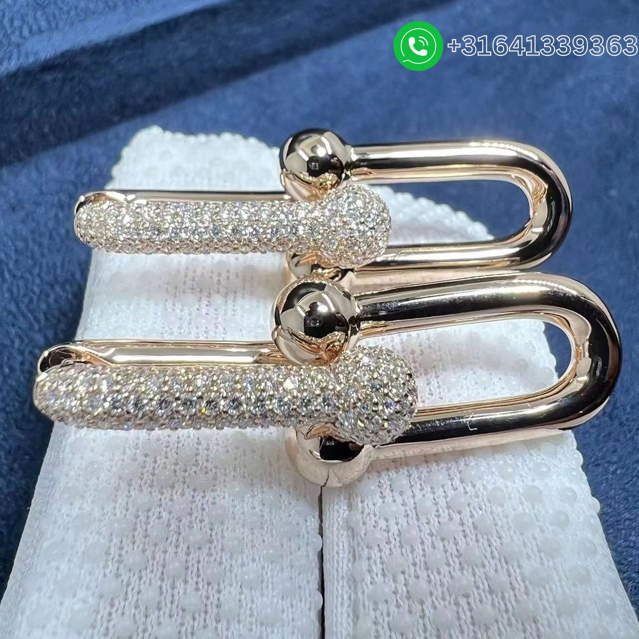 Tiffany-City-HardWear-18k-Rose-Gold-Pave-Diamond-Large-Link-Dangle-Earrings-1