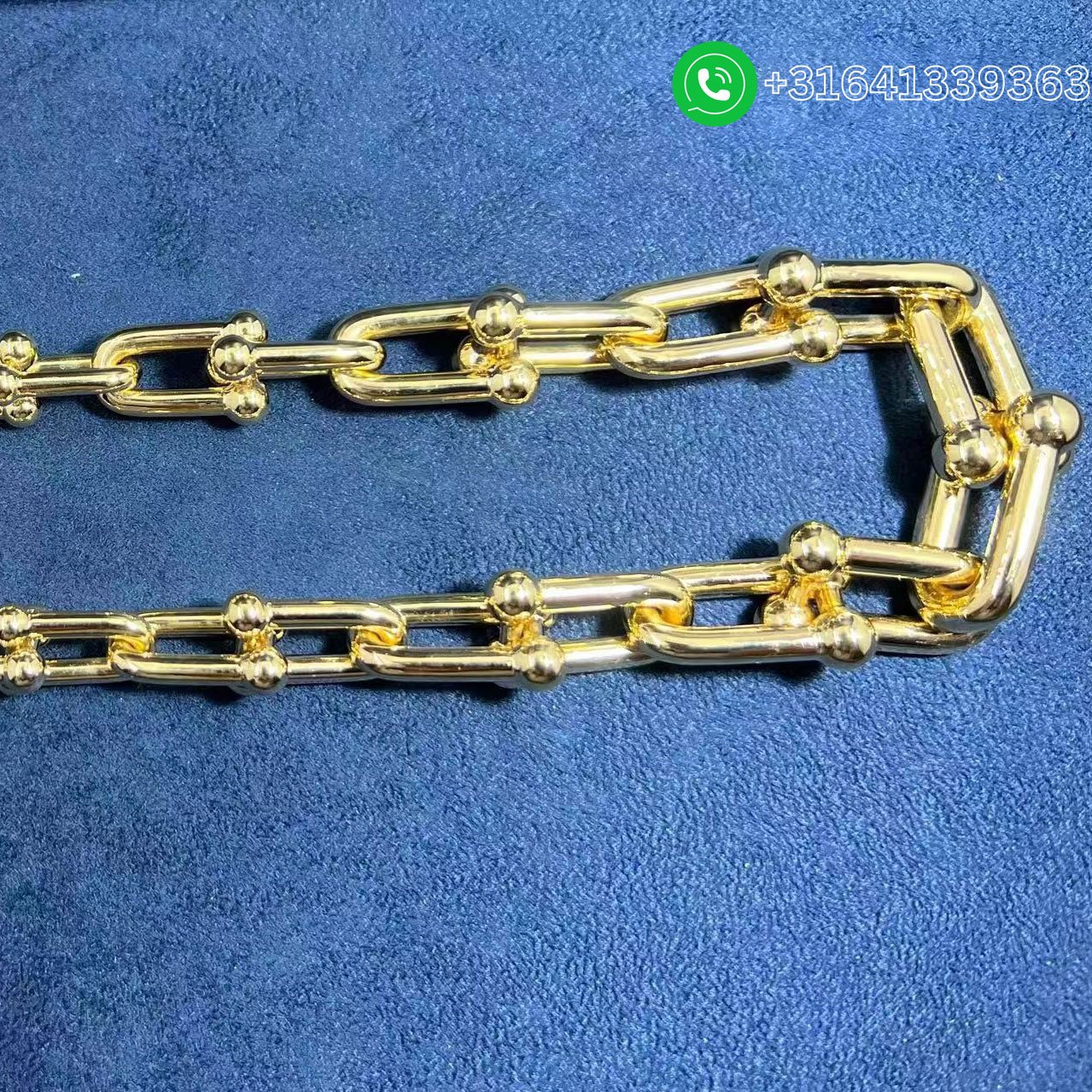 Tiffany & Co. HardWear Graduated Link 18K Yellow Gold Necklace - Image 5