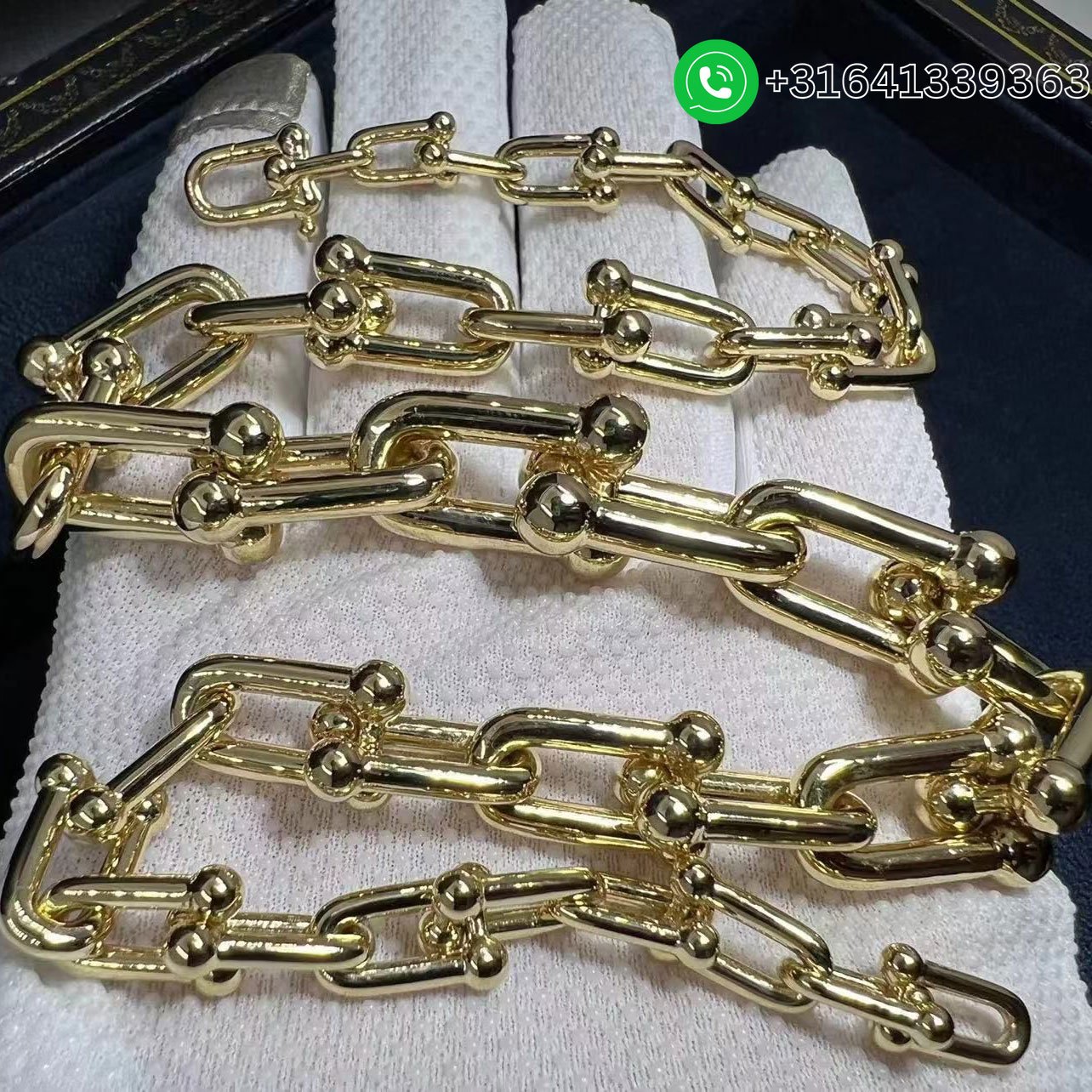 Tiffany-Co.-18K-Yellow-Gold-City-HardWear-Graduated-Link-Necklace-6