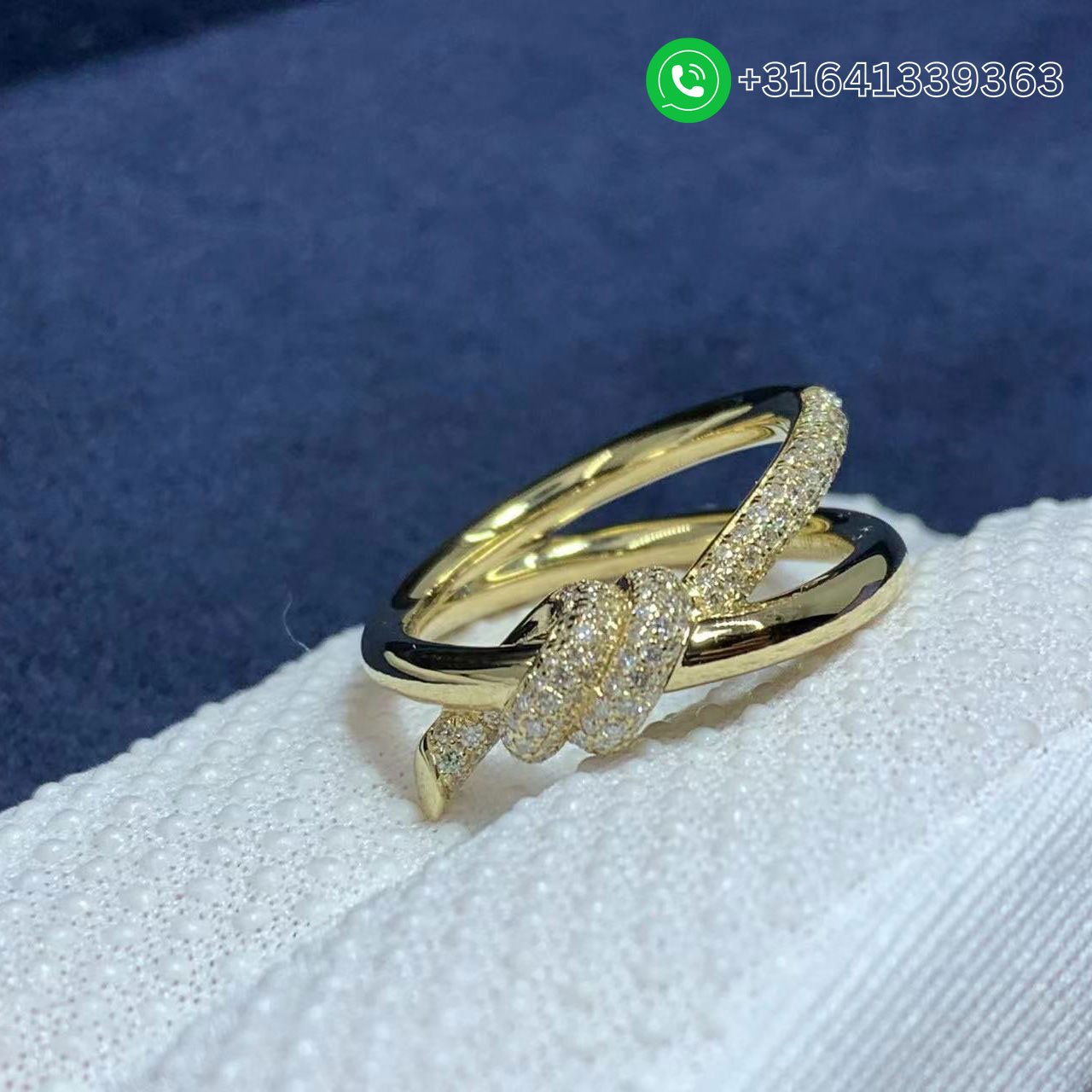 Tiffany-Knot-Double-Row-18K-Yellow-Gold-with-Diamonds-Ring-4