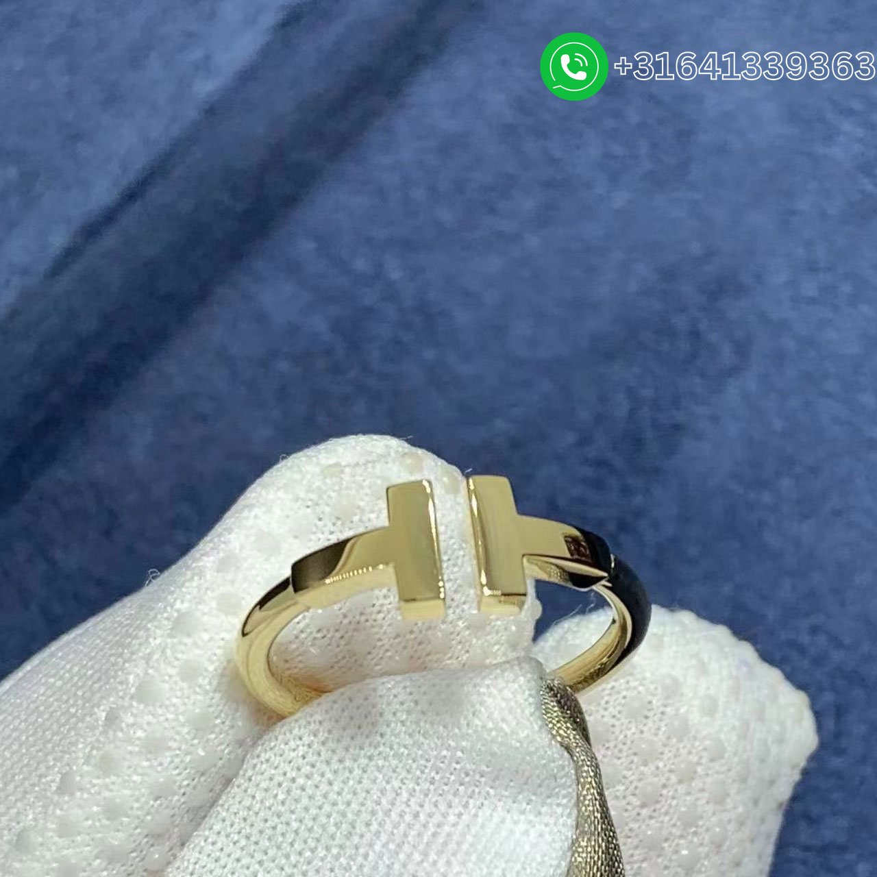 Tiffany T Square 18K Yellow Gold Ring - Image 6