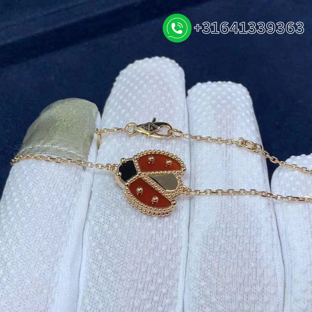 Van-Cleef-Arpels-Lucky-Spring-18K-Rose-Gold-Carnelian-Onyx-Open-Wings-Ladybug-Bracelet-1